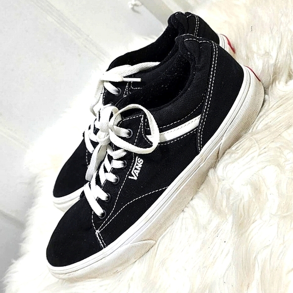 Vans Shoes - Van's Seldan Black Slip On Sneakers Size 10